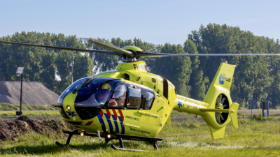 Lifeliner 4 ingezet op industrieterrein Westpoort