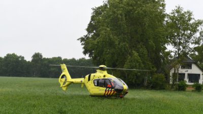 Lifeliner4 ingezet eenzijdig ongeval Marum