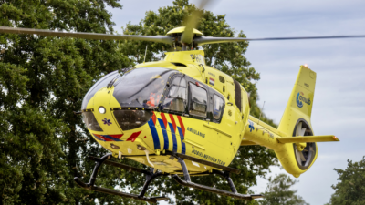 Lifeliner 4 ingezet voor eenzijdig ongeval in Tolbert